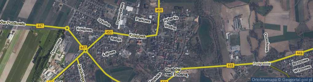 Zdjęcie satelitarne Kaliska ul.
